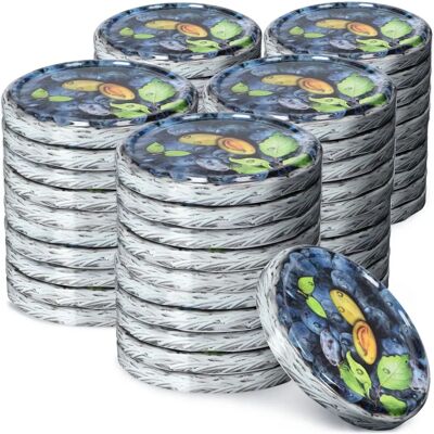 KADAX 50x Jar caps fi 66 Jar lids Lids preserves - Jar lids KADAX 50x Jar caps fi 66 Jar lids Lids preserves - Jar lids