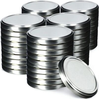 KADAX 50x Tappi per barattoli fi 82 - Chiusura in metallo, Riciclabile KADAX 50x Tappi per barattoli fi 82 - Chiusura in metallo, Riciclabile