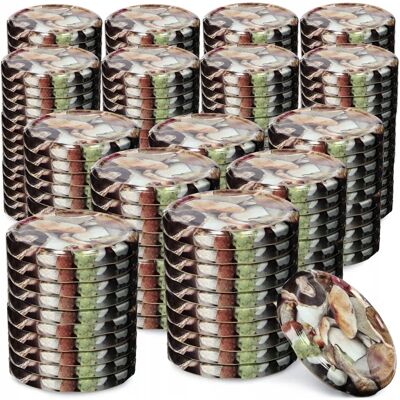 Kadax - 200x Jar Caps Fi 82 - 82mm - Tin-plated - Jar lids Kadax - 200x Jar Caps Fi 82 - 82mm - Tin-plated - Jar lids
