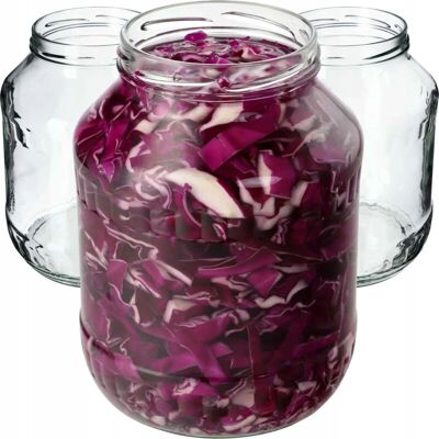 KADAX - 8x1.7L - 1.7L - Glass - Glass Jars KADAX - 8x1.7L - 1.7L - Glass - Glass Jars