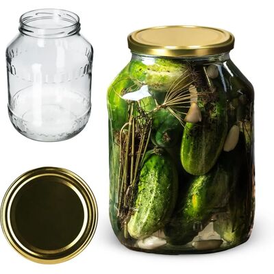 KADAX - Weck 2.5 L jar - Ø100 mm - glass jar KADAX - Weck 2.5 L jar - Ø100 mm - glass jar