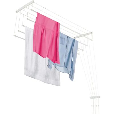 KADAX Ceiling Laundry Dryer - 5 Rods, White, 130cm, Space Saving KADAX Ceiling Laundry Dryer - 5 Rods, White, 130cm, Space Saving