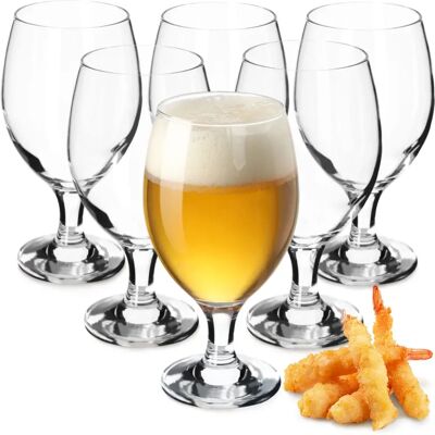 KADAX Beer Drink Glasses - 6pcs - 0.4L - Beer Glasses KADAX Beer Drink Glasses - 6pcs - 0.4L - Beer Glasses