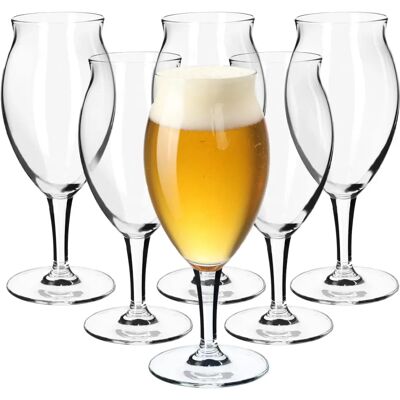 KADAX Beer Glasses Set 6x 410ml - Beer Glasses KADAX Beer Glasses Set 6x 410ml - Beer Glasses