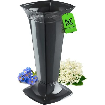Kadax Cemetery 39cm Artificial Flower Vase - Durable Elegant Tomb Bottle Kadax Cemetery 39cm Artificial Flower Vase - Durable Elegant Tomb Bottle