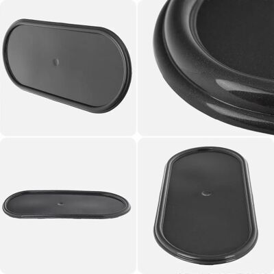 Kadax 44cm Graphite Plastic Grave Candle Tray Kadax 44cm Graphite Plastic Grave Candle Tray
