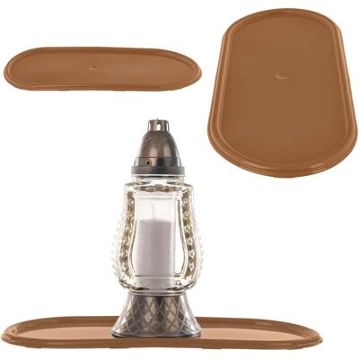 Kadax Gold Plastik 44 cm Grablicht-Tray Kadax Gold Plastik 44 cm Grablicht-Tray