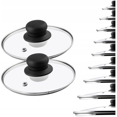 KADAX - Glasdeckel - 14 cm - 2 Stück - Lid KADAX - Glasdeckel - 14 cm - 2 Stück - Lid