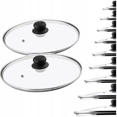 KADAX - Glasdeckel - 30 cm - hitzebeständig - Lid KADAX - Glasdeckel - 30 cm - hitzebeständig - Lid