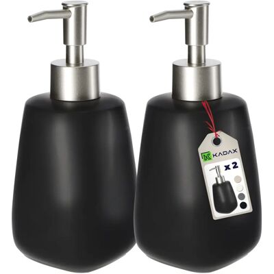 KADAX Liquid Gel Soap Dispenser - Black - 400ml KADAX Liquid Gel Soap Dispenser - Black - 400ml