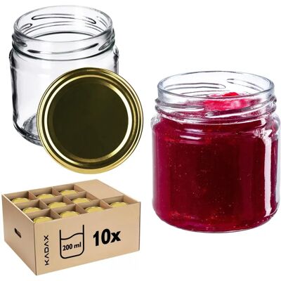 KADAX 200ml pote com tampa - Conservas & Geleias KADAX 200ml pote com tampa - Conservas & Geleias