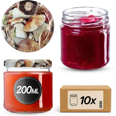KADAX Jars for preserves Lerma 200ml - Preserves Storage KADAX Jars for preserves Lerma 200ml - Preserves Storage