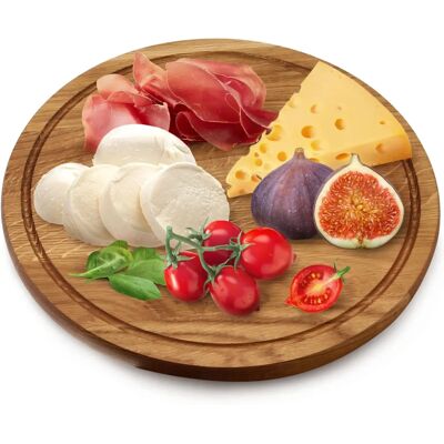 Kadax - Tabla redonda de queso de roble - 40cm Kadax - Tabla redonda de queso de roble - 40cm
