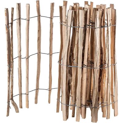 Ogrodzenie z Orzecha Kadax - Naturalne, Trwałe, 7-9cm, 80x500cm Ogrodzenie z Orzecha Kadax - Naturalne, Trwałe, 7-9cm, 80x500cm