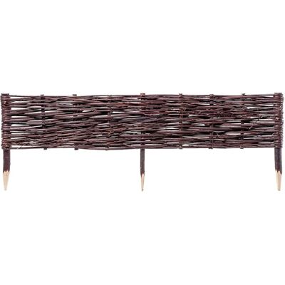Recinzione di vimini KADAX - Vimini naturale, 100x30cm, Recinzione da giardino Recinzione di vimini KADAX - Vimini naturale, 100x30cm, Recinzione da giardino