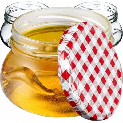 KADAX 50x Glass Jars 300ml for Preserves Honey Jam - Glass Jars KADAX 50x Glass Jars 300ml for Preserves Honey Jam - Glass Jars