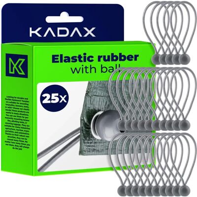 KADAX Elastic Rubber Set - Flexible Tarpaulin Fastening 15cm KADAX Elastic Rubber Set - Flexible Tarpaulin Fastening 15cm