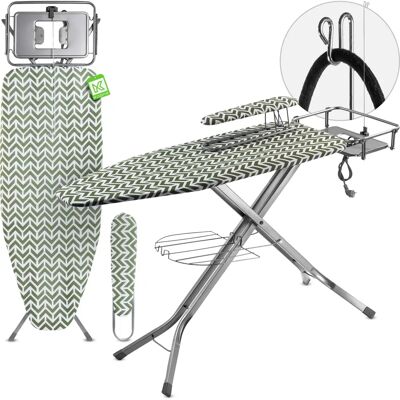 KADAX Grande Ferro da Stiro Verde 130x48cm con Accessori KADAX Grande Ferro da Stiro Verde 130x48cm con Accessori