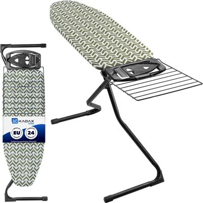 KADAX Tabla de Planchar - Grande 120x42cm con Asa, Plegable, Verde - Superficie de Planchado KADAX Tabla de Planchar - Grande 120x42cm con Asa, Plegable, Verde - Superficie de Planchado