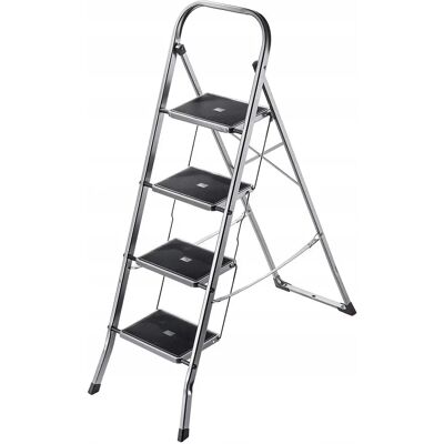 Kadax - Steel Ladder 4 Steps 150kg Foldable Home Kadax - Steel Ladder 4 Steps 150kg Foldable Home
