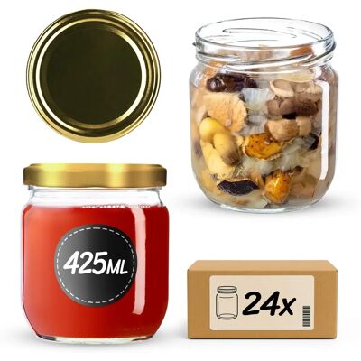 Kadax - Glass Jar - 425 ml - 24-pack - Jar Kadax - Glass Jar - 425 ml - 24-pack - Jar