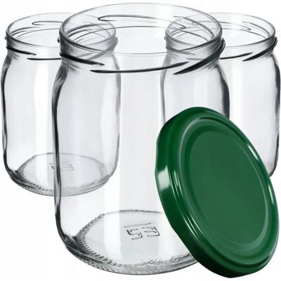 KADAX - Jam Jar 540ml - Green - 48 Pcs - Jar KADAX - Jam Jar 540ml - Green - 48 Pcs - Jar