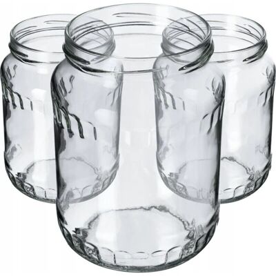 Kadax Model - 720 ml Glass Jar - Hermetic Seal - Durable Kadax Model - 720 ml Glass Jar - Hermetic Seal - Durable