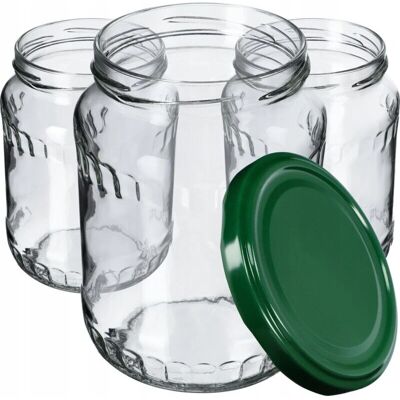 Kadax - 48er Pack - 720 ml - Grün - Mason jars Kadax - 48er Pack - 720 ml - Grün - Mason jars
