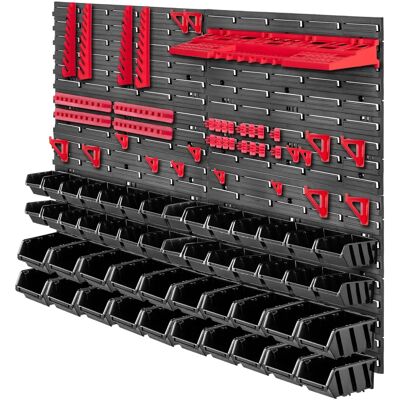 Tableau à outils KADAX 116x78cm Mur 89 pièces - Tableau à outils - Publicité Tableau à outils KADAX 116x78cm Mur 89 pièces - Tableau à outils - Publicité