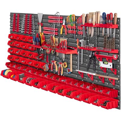 KADAX Tool Board Wall - 156x78cm - Workshop Garage Storage KADAX Tool Board Wall - 156x78cm - Workshop Garage Storage