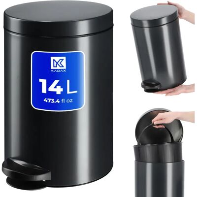 KADAX Waste bin 14L Pedal Container - Waste bin KADAX Waste bin 14L Pedal Container - Waste bin