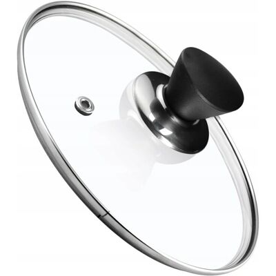 KADAX - Coperchio 22 cm - Glass - Metal - Lid KADAX - Coperchio 22 cm - Glass - Metal - Lid