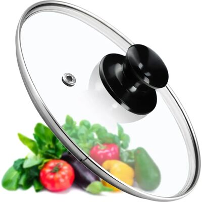 KADAX Glass Lid 24cm Universal Lid - Küchenabdeckung KADAX Glass Lid 24cm Universal Lid - Küchenabdeckung