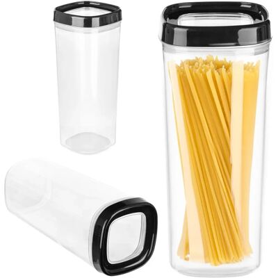 KADAX - Duna - 1800 ml - Black - Food Container KADAX - Duna - 1800 ml - Black - Food Container
