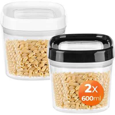 KADAX Contenitore per Alimenti 0,6L - Scatola in Plastica per Pasta KADAX Contenitore per Alimenti 0,6L - Scatola in Plastica per Pasta
