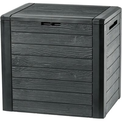 KADAX Caja de almacenamiento de jardín marrón - 140L - Caja de jardín KADAX Caja de almacenamiento de jardín marrón - 140L - Caja de jardín