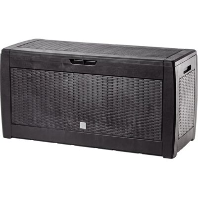KADAX Caja de Jardín - 310L Marrón Oscuro - Jardín, Balcón, Terraza KADAX Caja de Jardín - 310L Marrón Oscuro - Jardín, Balcón, Terraza