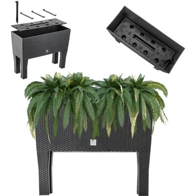 Macetero Con Inserto Para Caja De Flores, Grande, 60 Cm Kadax Macetero Con Inserto Para Caja De Flores, Grande, 60 Cm Kadax