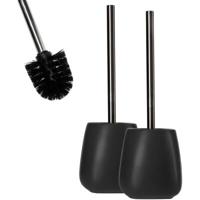 KADAX 2x Keramische WC-Bürste - Modern, Kompakt, Schwarz KADAX 2x Keramische WC-Bürste - Modern, Kompakt, Schwarz