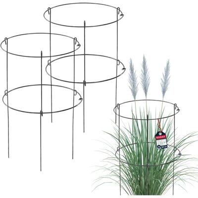 KADAX Stahl Pflanzenstütze 90cm Gartenschmuckring KADAX Stahl Pflanzenstütze 90cm Gartenschmuckring