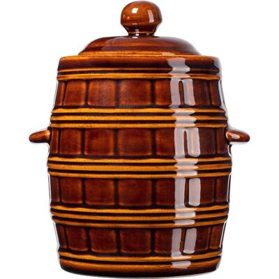 KADAX Stoneware Pickling Barrel 12L Hermetic - Pickling Barrel KADAX Stoneware Pickling Barrel 12L Hermetic - Pickling Barrel