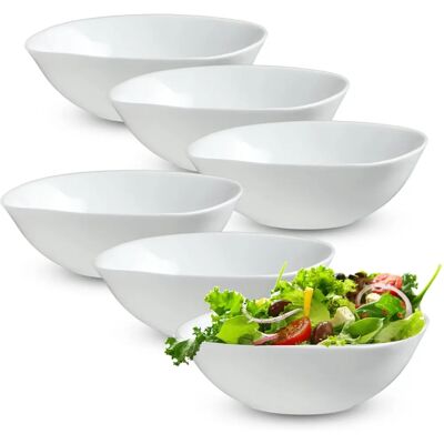KADAX 6x Salatschüssel 16cm Glasset Weiß KADAX 6x Salatschüssel 16cm Glasset Weiß