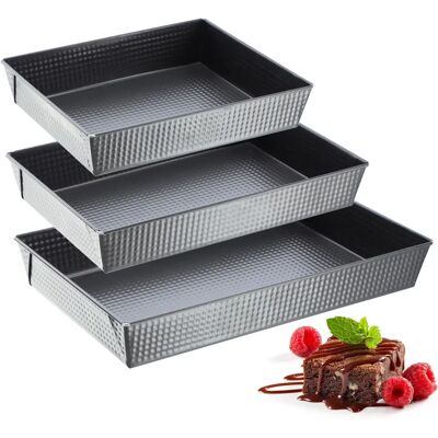 KADAX Baking Tray Set of 3 - Cake Pans XXL KADAX Baking Tray Set of 3 - Cake Pans XXL