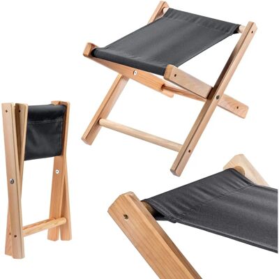Tabouret de jardin en bois KADAX pliant 40x31cm - Siège durable et portable - Publicité Tabouret de jardin en bois KADAX pliant 40x31cm - Siège durable et portable - Publicité