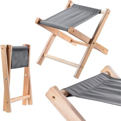 Tabouret Pliant en Bois KADAX - Solution Durable et Portable - Publicité Tabouret Pliant en Bois KADAX - Solution Durable et Portable - Publicité