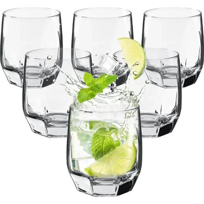 KADAX Clear 215ml Whisky Glass Set of 6 KADAX Clear 215ml Whisky Glass Set of 6