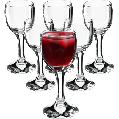 KADAX Vodka Liqueur Glasses - Set of 6, 55ml KADAX Vodka Liqueur Glasses - Set of 6, 55ml