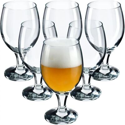 KADAX Beer Glasses - 6pcs 400ml KADAX Beer Glasses - 6pcs 400ml