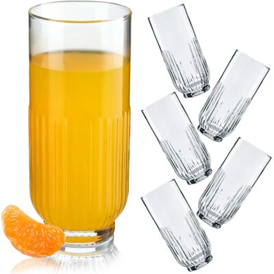 KADAX 6x Drink Glasses 395ml Set KADAX 6x Drink Glasses 395ml Set