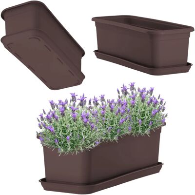 KADAX Balcony flower pot 40cm with stand KADAX Balcony flower pot 40cm with stand